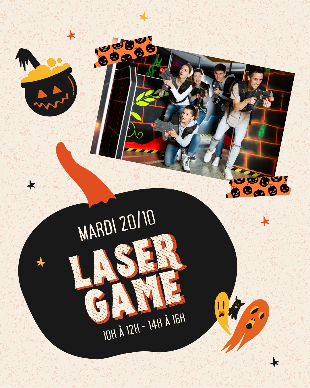 LASER GAME - Mardi 20/10
