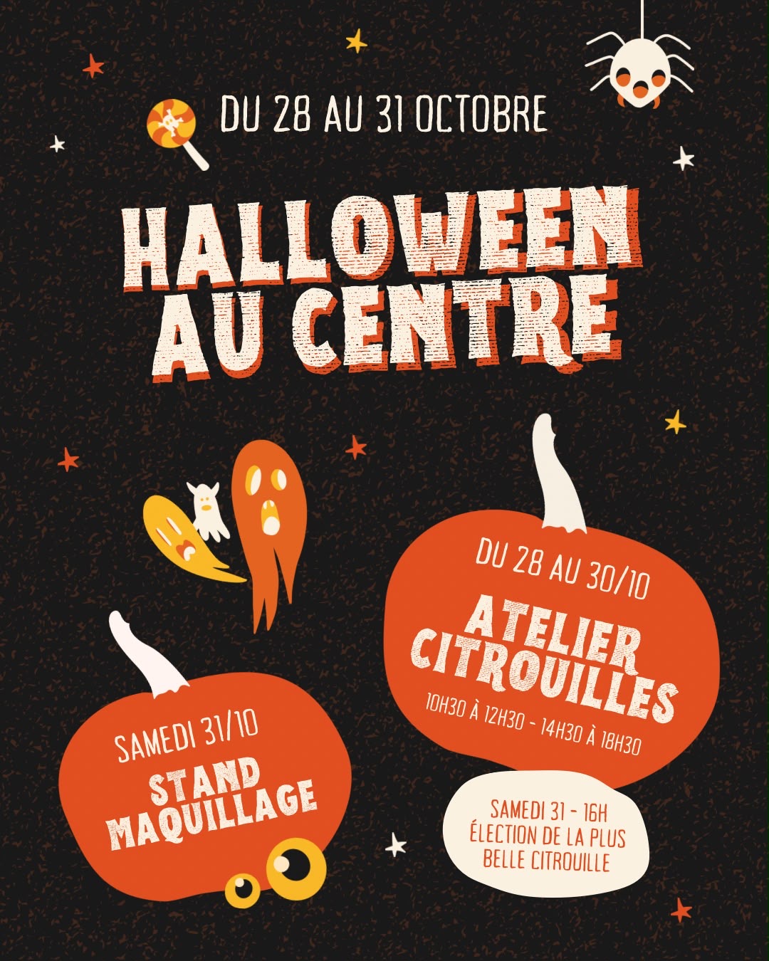 ATELIER CITROUILLES - Du 28 octobre au 31 octobre 2026